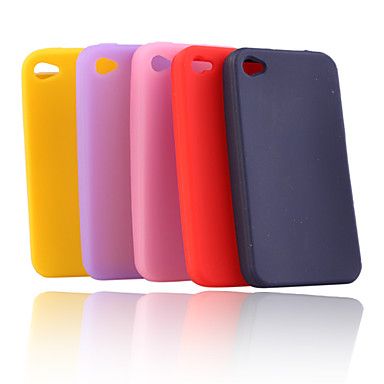 pack 5 cases silicone varias cores