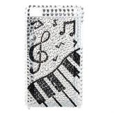 case ipod touch 4 musical em strass