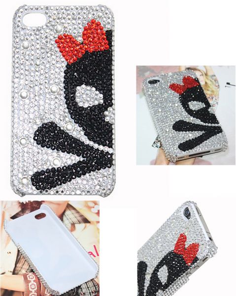 case iphone caveira de strass