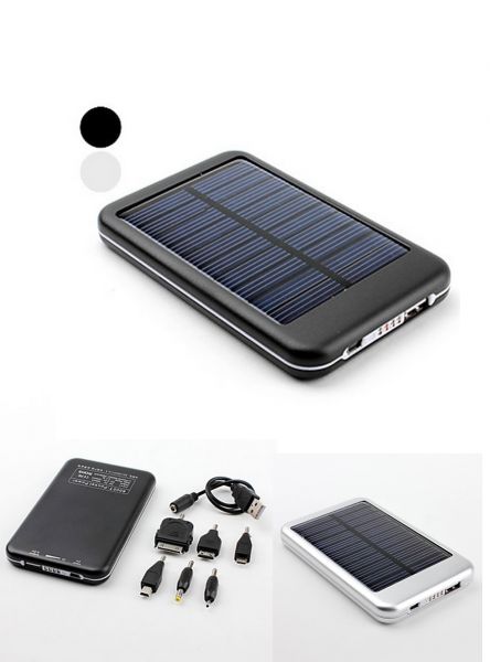 carregador solar bateria externa 5000mAh