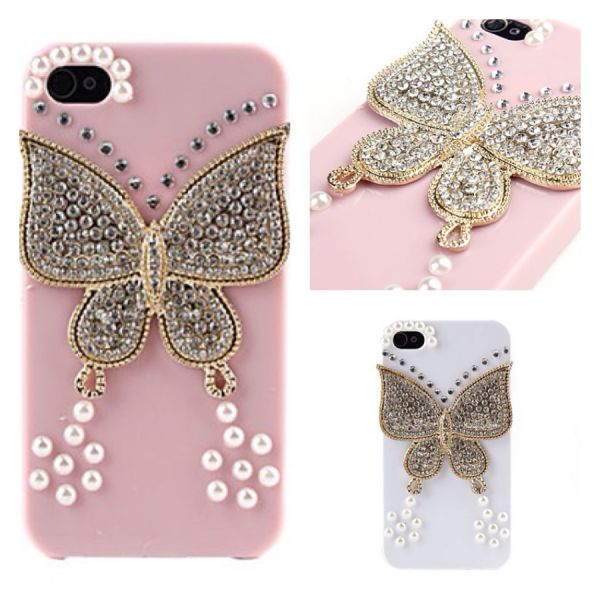 case borboleta em strass